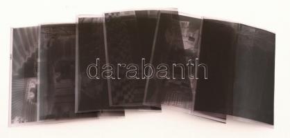 1973 Budapest, a Bartók mozi külső-belső felvételei, 6 db negatív, 6x7 cm