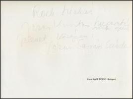 cca 1986 Jézus Krisztus szupersztár rock opera színpadképe, középen Sasvári Sándor Jézus szerepében,...