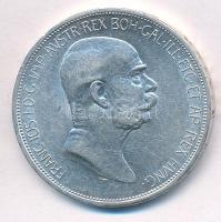 Ausztria 1908. 5K Ag "Ferenc József" T:2 ph. Austria 1908. 5 Corona Ag "Franz Joseph" C:XF edge error Krause KM#2809