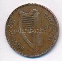 Írország 1931. 1p Br T:2,2- ph. Ireland 1931. 1 Penny Br C:XF,VF Krause KM#3