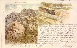 1898 Schneeberg Litho