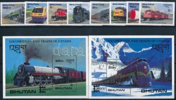 1987 CAPEX´87 bélyegkiállítás sor Mi 1028-1035 + blokkpár Mi 143-144