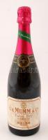 cca 1960-70 G.H. Mumm Extra Dry Champagne, Reims France, 0,75l