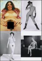 cca 1984 Az érdeklődés felkeltése, 21 db szolidan erotikus fotó, korabeli negatívról készült modern ...