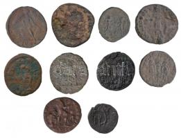 Római Birodalom 10db-os bronzpénz tétel T:3
Roman Empire 10pcs of bronze coins C:F