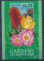 Virág öntapadós bélyegfüzet, Flower self-adhesive stamp booklet