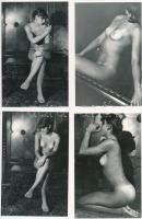 cca 1977 Vendégségben bármi megeshet, 13 db szolidan erotikus vintage fotó, 14x9 cm / 13 erotic phot...