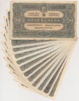 1920. 20K (12x) T:II,II-,III