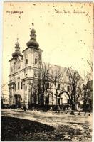 Nagybánya, Baia Mare; Római katolikus templom / church (vágott / cut)