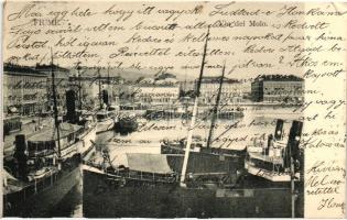 Fiume, Via del Molo, ships (EK)