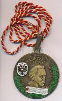 Ausztria 1979. "Radetzky marsall / 5. Nemzetközi Túranap" festett Br emlékérem zsinóron (60mm) T:1- Austria 1979. "Radetzky marshal / 5th International Wandertag" painted Br medal on string (60mm) C:AU