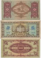 1930-1945. 10P-100.000P 10db klf pengő bankjegy, közte 1930. 20P T:III,III-