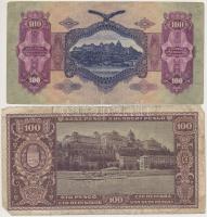 1930-1945. 10P-100.000P 10db klf pengő bankjegy, közte 1930. 20P T:III,III-