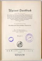 Alpines Handbuch I. Leipzig, 1931, F. A. Brockhaus, Deutschen und Österreichischen Alpenverein, 493 ...