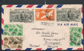 Légi levél Budapestre, Airmail cover to Hungary