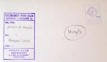 cca 1960 Medgyesi László: A juhász tanyája (Kecskemét határában), feliratozott vintage fotóművészeti...