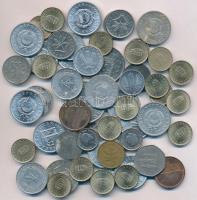 Vegyes magyar és külföldi fémpénz tétel ~140g-os súlyban + Kína 1980. 5J + Kína / Deviza tanúsítvány...