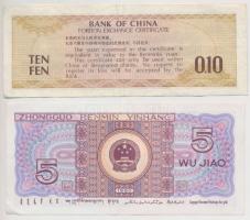 Vegyes magyar és külföldi fémpénz tétel ~140g-os súlyban + Kína 1980. 5J + Kína / Deviza tanúsítvány...