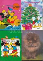150 db MODERN képeslap; motívum, művész, üdvözlő, állat, Disney / 150 modern postcards; motive, art, greeting, animal, Disney