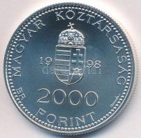 1998. 2000Ft Ag "Integráció az EU-ba - EURO II" T:BU