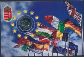 2004. 50Ft "Magyarország az EU tagja" elsőnapi veret sorszámozott emléklapon T:BU