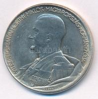 Magyarország 1939. 5P "Horthy balra" modern Fe hamisítvány érme T:2- Hungary 1939. 5 Pengő "Horthy left" modern fake Fe coin C:XF