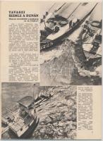 1938 Képes Vasárnap: 1938. április 10. 15. szám. Tűzött papírkötés, sok fotóval, érdekes cikkel, 33 ...