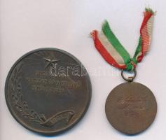 ~1930. "Budapest Székesfővárosi Levente Egyesületek" Br érem. Szign.: Boskol L. (30mm) + ~...