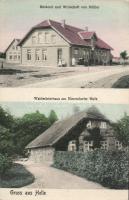 Helle, Bäckerei und Wirtschaft von Müller, Waldwärterhaus am Elmendorfer Holz; Verlag: Julius Fischer / Müller's bakery, forest house (EK)