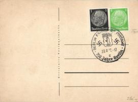1937 700 Jahre Stadt Berlin / anniversary, NS Propaganda So. Stpl s: Pechtold