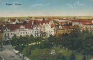 5 db RÉGI magyar városképes lap, vegyes minőség; Szeged, Kecskemét / 5 old Hungarian town-view postc...