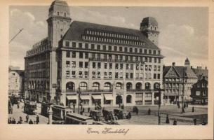 Essen, Hotel Handelshof, restaurant, trams