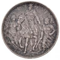 1896KB 1K Ag "Millenium" jó állapotban lévő eredeti zöld "Milleniumi Koronaérem - 189...