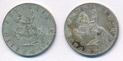 Ausztria 1964. 5Sch Ag + 1965. 5Sch Ag T:2 patina
Austria 1964. 5 Schilling Ag + 1965. 5 Schilling ...
