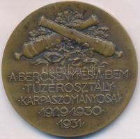 Berán Lajos (1882-1943) 1932. "Vitéz Hanke Vilmos / A Bercsényi és a Bem Tüzérosztály karpaszom...