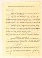 1938 Borsod, Gömör és Kishont k. e. e. vármegyék kisgyűlésének gépelt határozata gyógyszertár létesítésének elutasításáról