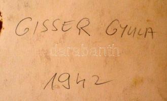 1942 Gisser Gyula: Jó hír, jelzés nélküli vintage fotóművészeti alkotás a szerző hagyatékából, 38x27...