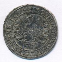 Német Államok / Württemberg-Öls 1674. 6kr Ag "Sylvius Friedrich" T:2,2- patina
German Sta...