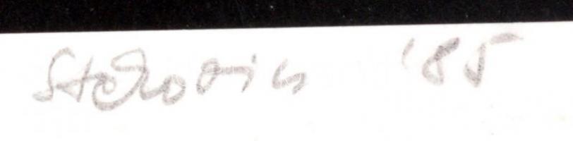 cca 1985 Stekovics János: Kéményseprő, aláírt vintage fotóművészeti alkotás, 38x26 cm