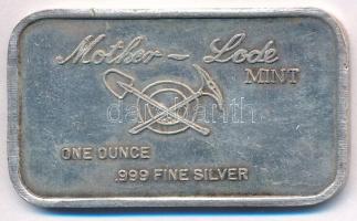 Amerikai Egyesült Államok 1973. "Izrael 25 éves" Ag rúd a Mother Lode Mint kiadásában (32,...