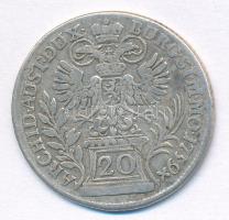 Ausztria 1759. 20kr Ag "Mária Terézia" (6,30g) T:2- k. 
Austria 1759. 20 Kreuzer Ag "...