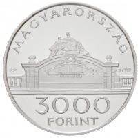 2012. 3000Ft "Popovics Sándor" Ag dísztokban, tájékoztatóval T:PP