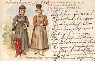 1898 Folk-costumes Litho