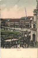 Kassa, Kosice; Fő tér, zenekar / main square, music band (non PC) (Rb)