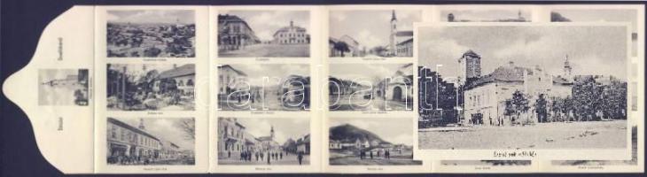 Dunaföldvár Leporello pc of 5 cards with synagogue