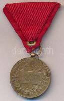 1898. "Jubileumi Emlékérem Fegyveres Erő Számára" Br kitüntetés mellszalaggal T:2 Hungary ...