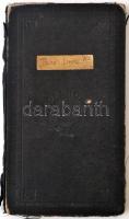 1938-47 Leckekönyv,  M. Kir. József Nádor Műszaki és Gazdaságtudományi Egyetem, sok aláírással, közt...
