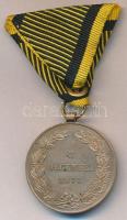 1873. "Hadiérem" Br katonai érdemérem mellszalaggal T:2- Hungary 1873. "Military Meda...
