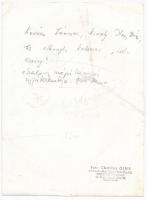 Gink Károly (1922-2002): Kovács Jánosné Király Ilus (1886-1966) portréja, fotó, hátulján feliratozva...