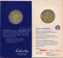 Amerikai Egyesült Államok 1974. 2db klf kétoldalas Br emlékérem "The Pony Express", "...